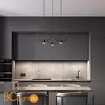 Подвесной светильник Eurosvet Layla new 50257/3 LED черный a065627 - Фото 3