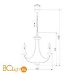 Люстра Eurosvet Lazzaro 60098/5 хром a056590 - Фото 2