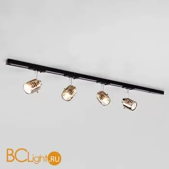 Трековый светильник Eurosvet Leonardo 20076/4 хром/античная бронза