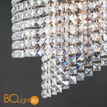 Подвесной светильник Eurosvet Leoni 10090/5 античная бронза/прозрачный хрусталь Strotskis - Фото 1