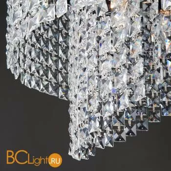 Подвесной светильник Eurosvet Leoni 10090/5 хром/прозрачный хрусталь Strotskis - Фото 2