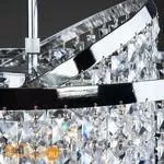 Подвесной светильник Eurosvet Leoni 10090/5 хром/прозрачный хрусталь Strotskis - Фото 1