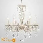 Люстра Eurosvet Lia 3585/6 белый/прозрачный хрусталь Strotskis