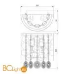 Настенный светильник Eurosvet Lianna 10114/2 хром - Фото 2