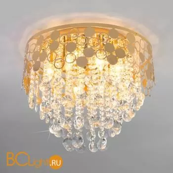 Люстра Eurosvet Lianna 10114/8 золото/прозрачный хрусталь Strotskis - Фото 0