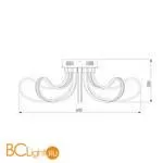 Потолочный светильник Eurosvet Lilium 90079/8 хром 00000083337 - Фото 5