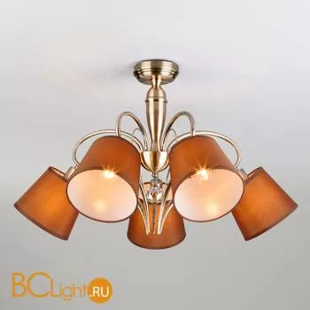 Потолочная люстра Eurosvet Lilly 60074/5 античная бронза - Фото 2