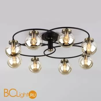 Потолочная люстра Eurosvet Link 70104/8 черный