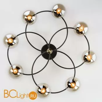 Потолочная люстра Eurosvet Link 70104/8 черный - Фото 0