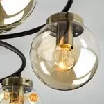 Потолочная люстра Eurosvet Link 70104/8 черный - Фото 1