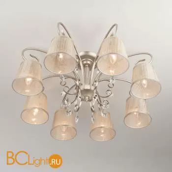 Потолочная люстра Eurosvet Liona 60065/8 серебро - Фото 1