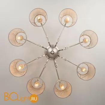 Потолочная люстра Eurosvet Liona 60065/8 серебро - Фото 6