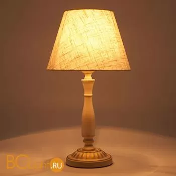 Настольная лампа Eurosvet London 01060/1 белый с золотом - Фото 0