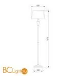 Торшер Eurosvet London 01081/1 белый с золотом - Фото 4