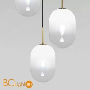 Подвесной светильник Eurosvet Loona new 60161/3 латунь a065613 - Фото 0