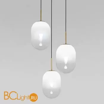 Подвесной светильник Eurosvet Loona new 60161/3 латунь a065613 - Фото 1