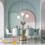 Подвесной светильник Eurosvet Loona new 60161/1 латунь a065614 - Фото 1