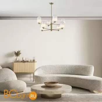 Люстра Eurosvet Loona new 60161/8 латунь a065609 - Фото 1