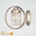 Бра Eurosvet Loraine 10095/1 сатин-никель/прозрачный хрусталь Strotskis