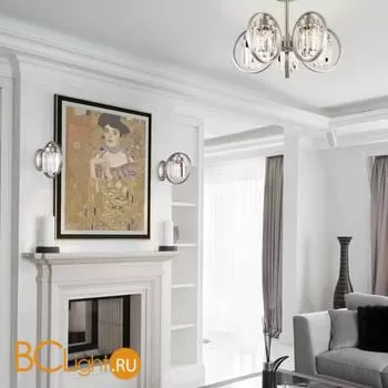 Настенный светильник Eurosvet Loraine 10128/1 сатин-никель