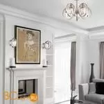 Настенный светильник Eurosvet Loraine 10128/1 сатин-никель