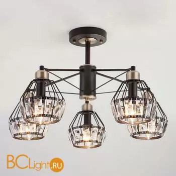 Потолочная люстра Eurosvet Lord 70075/5 черный