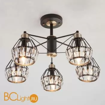 Потолочная люстра Eurosvet Lord 70075/5 черный - Фото 2