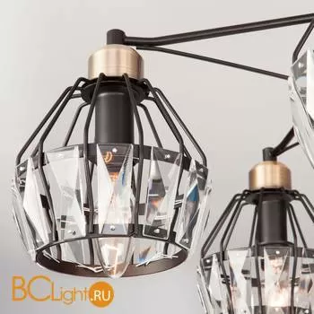 Потолочная люстра Eurosvet Lord 70075/5 черный - Фото 0