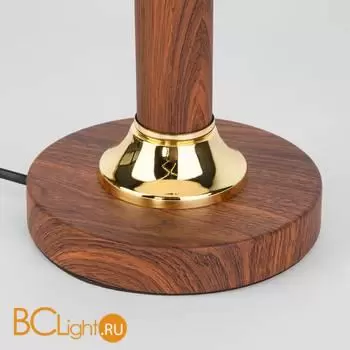 Настольная лампа Eurosvet Lorenzo new 60019/1 орех a052038 - Фото 1