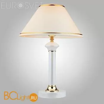 Настольная лампа Eurosvet Lorenzo 60019/1 глянцевый белый