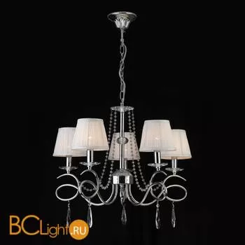 Люстра Eurosvet Loris 10082/5 хром/прозрачный хрусталь Strotskis