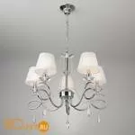 Люстра Eurosvet Loris 10082/5 хром/прозрачный хрусталь Strotskis - Фото 0