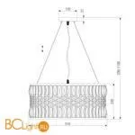 Люстра Eurosvet Lory 10116/5 хром - Фото 1