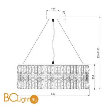 Люстра Eurosvet Lory 10116/8 хром - Фото 1