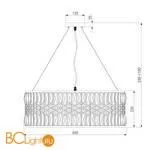 Люстра Eurosvet Lory 10116/8 хром - Фото 1