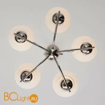 Люстра Eurosvet Lotta 30116/5 сатин-никель - Фото 2