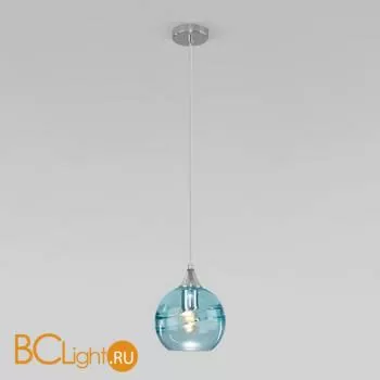 Подвесной светильник Eurosvet Lotus 50221/1 голубой a058965 - Фото 0