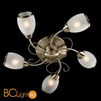 Потолочная люстра Eurosvet Лоза 30016/5 античная бронза