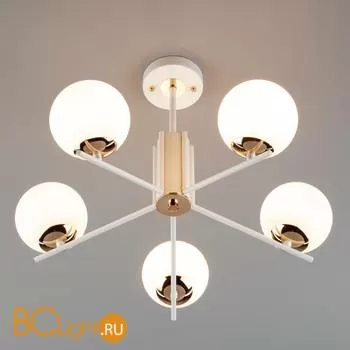 Потолочная люстра Eurosvet Lucas 70092/5 белый - Фото 2