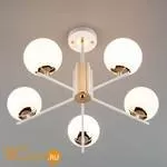 Потолочная люстра Eurosvet Lucas 70092/5 белый - Фото 2