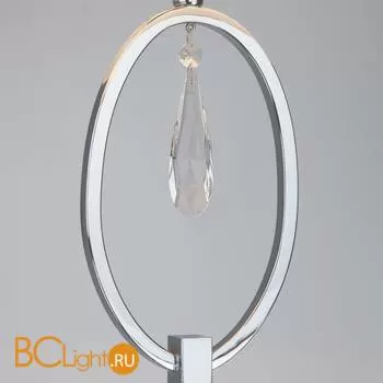 Торшер Eurosvet Madera 01056/1 хром/прозрачный хрусталь Strotskis - Фото 2