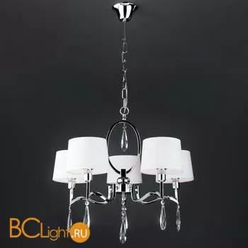 Люстра Eurosvet Madera 10093/5 хром/прозрачный хрусталь Strotskis - Фото 0