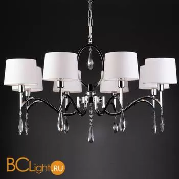 Люстра Eurosvet Madera 10093/8 хром/прозрачный хрусталь Strotskis