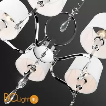 Люстра Eurosvet Madera 10127/5 хром - Фото 2