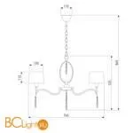 Люстра Eurosvet Madera 10127/8 хром - Фото 3