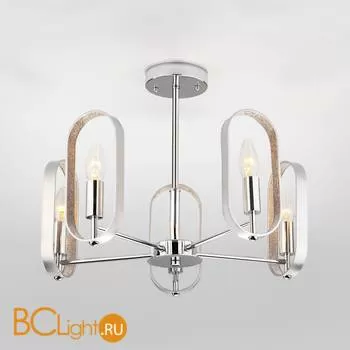 Потолочная люстра Eurosvet Maglia 60077/5 хром