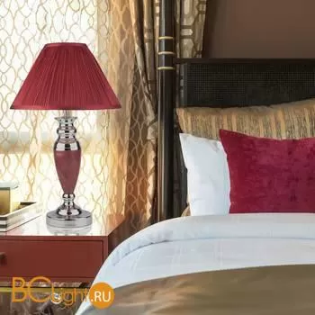 Настольная лампа Eurosvet Majorka 008/1T бордовый - Фото 2