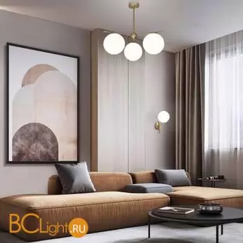 Подвесной светильник Eurosvet Marbella new 60147/3 латунь a063853 - Фото 4