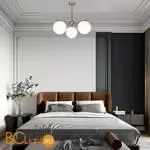 Подвесной светильник Eurosvet Marbella new 60147/3 латунь a063853 - Фото 3