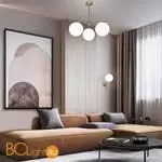 Подвесной светильник Eurosvet Marbella new 60147/3 латунь a063853 - Фото 4